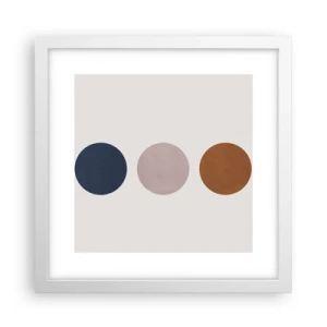 Poszter fekete keretben - A tökéletesség szimbóluma - 30x30 cm