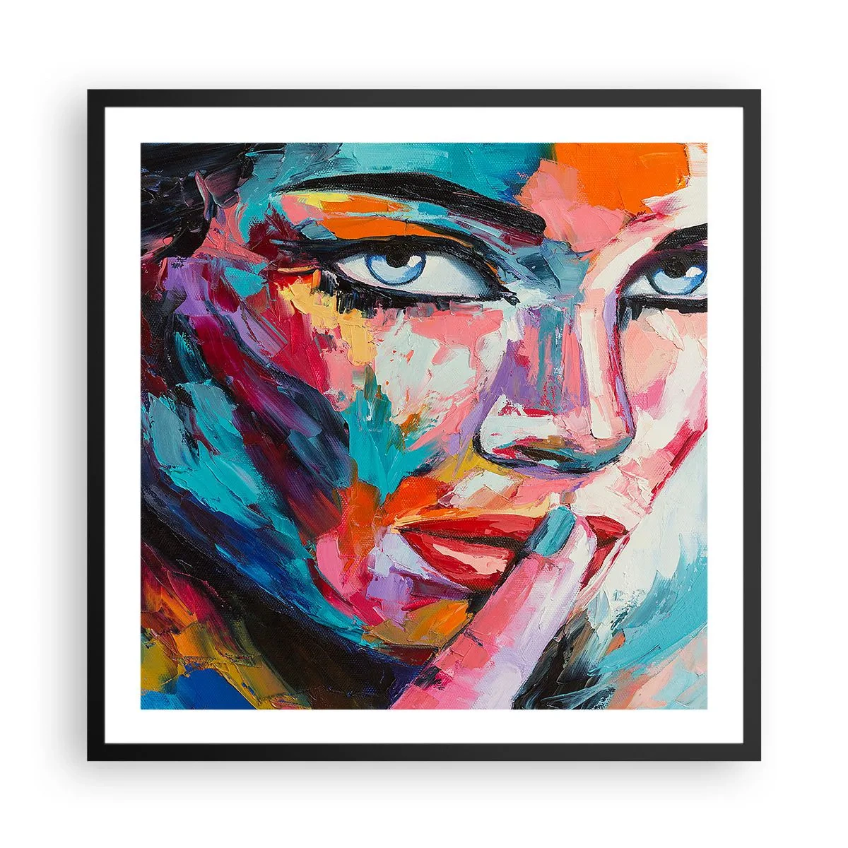 Poszter fehér keretben - Az első titkunk - 60x60 cm