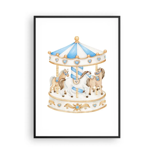 Poszter fehér keretben - Édes gyermekkor - 70x100 cm