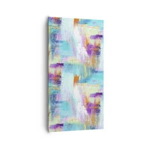 Vászonkép - Vidám firka - 65x120 cm