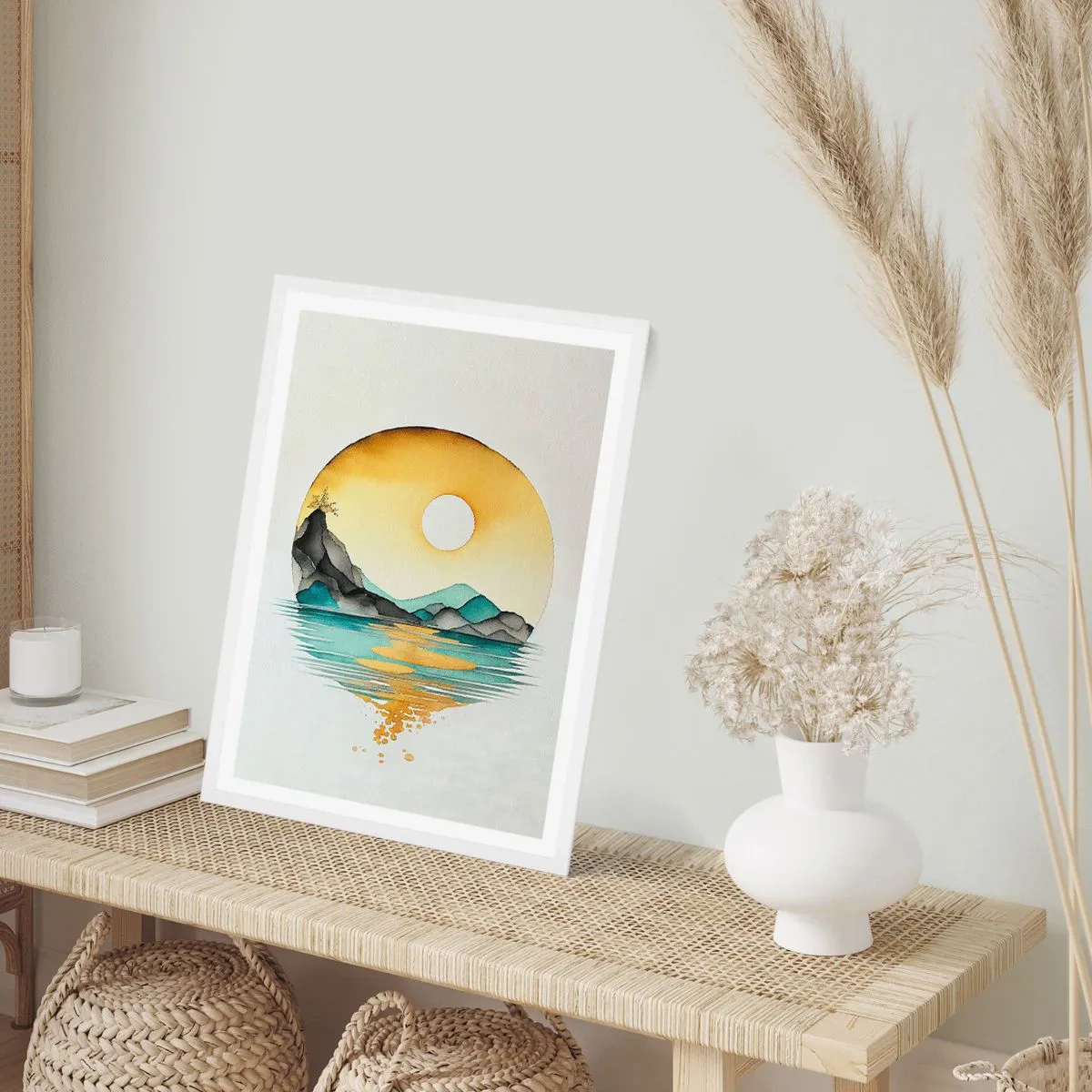 Poszter fekete keretben - A szépség körforgásában - 40x50 cm