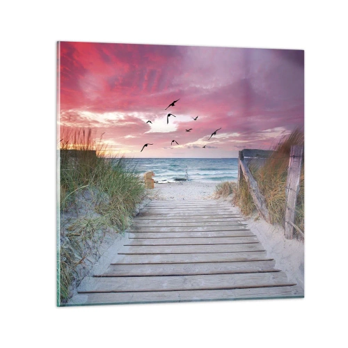 Üveg kép - Balti impresszió - 30x30 cm