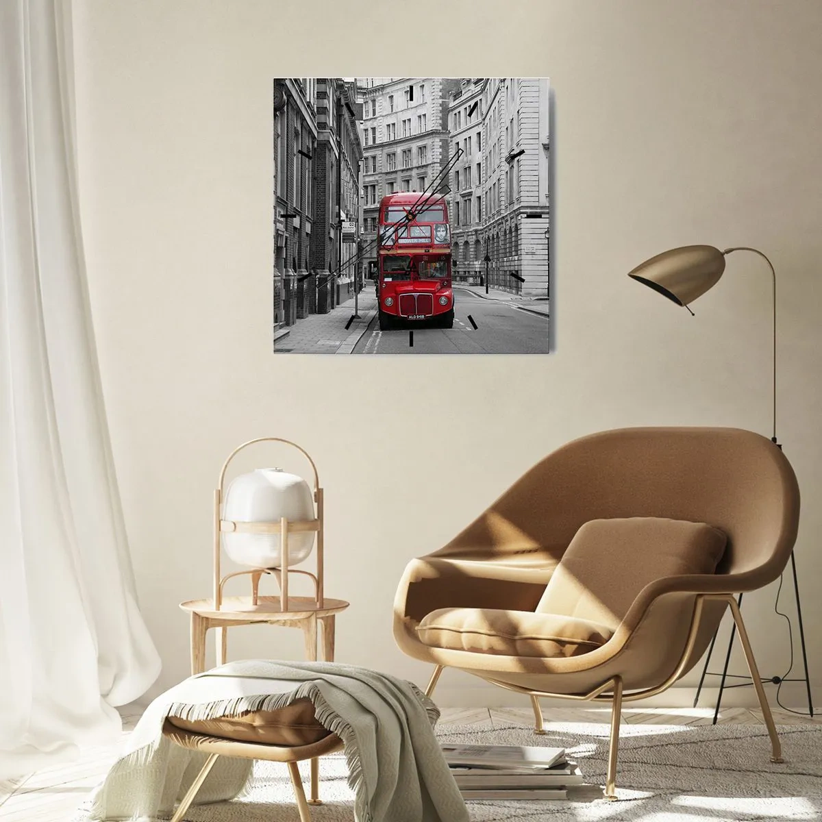 Falióra, Óra - A mindennapi életnek nem kell szürkének lennie - 40x40 cm