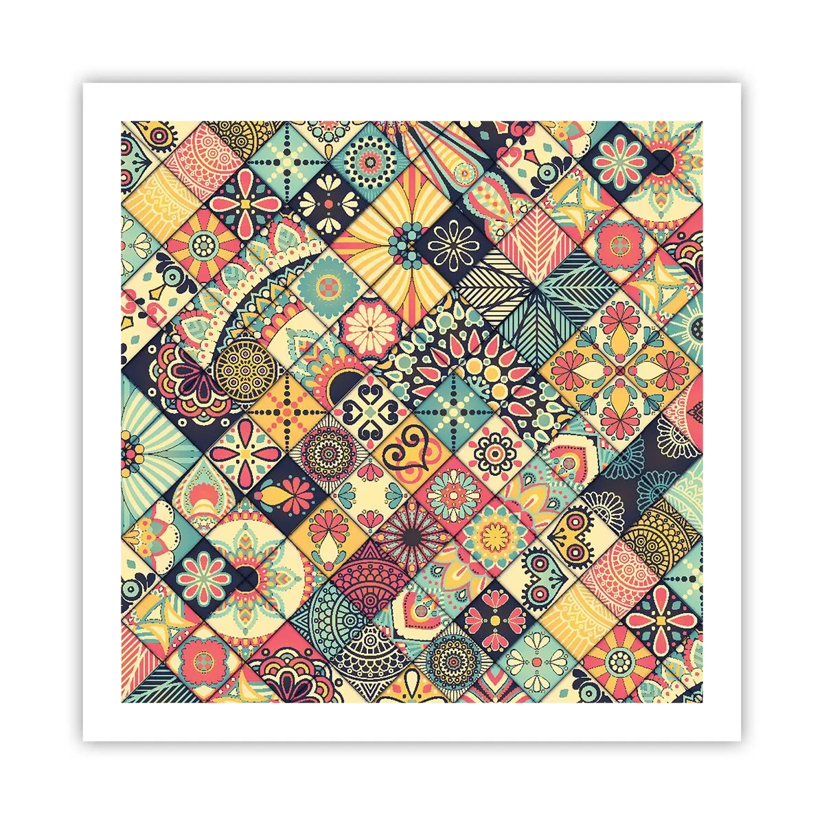 Poszter - Marokkói hangulat - 60x60 cm