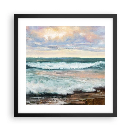 Poszter fehér keretben - Itt kisimítod a lelked - 40x40 cm