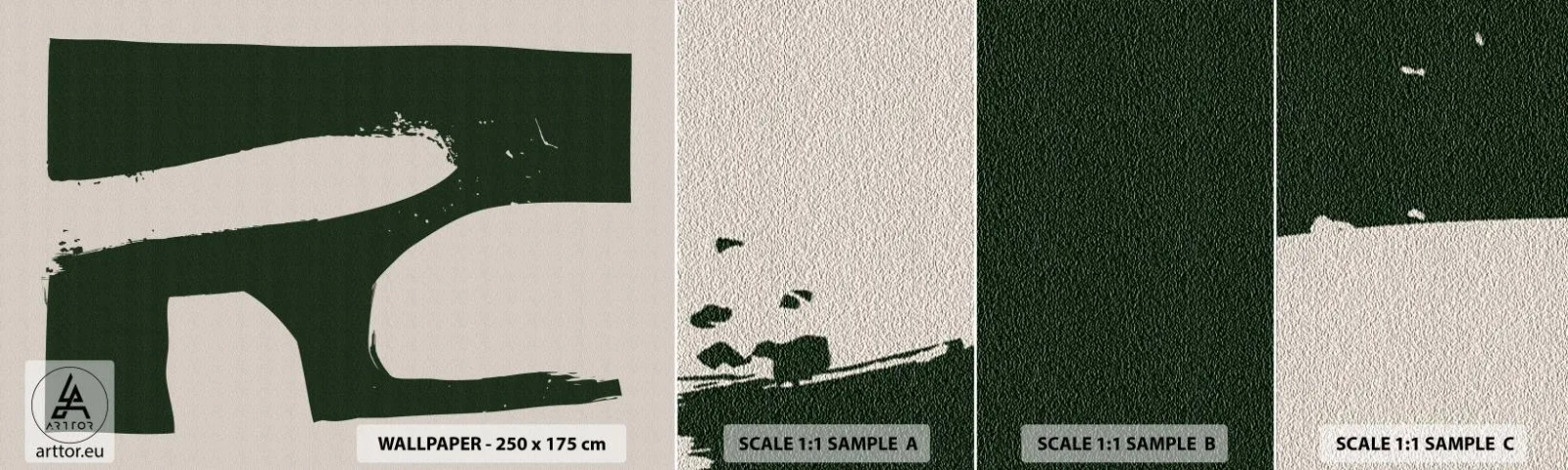 Fotótapéta Minta Öntapadós Deluxe Sticker - Fehér öblök - Boho, Minimalizmus, Alak - 100x30 cm