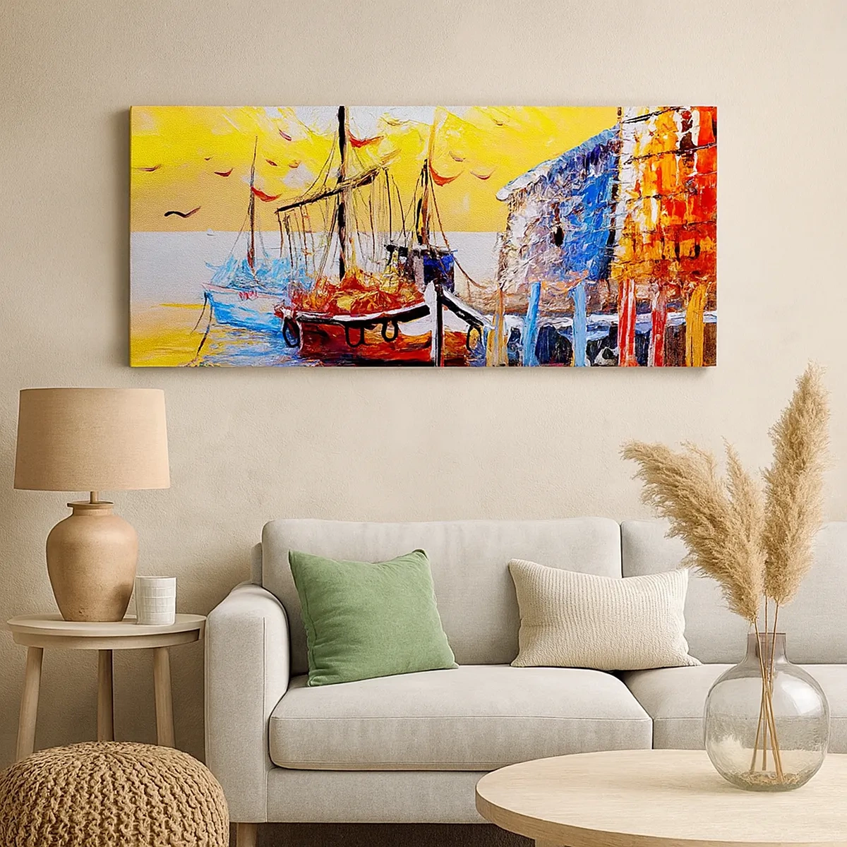 Vászonkép - Boldog visszatérés - 30x30 cm