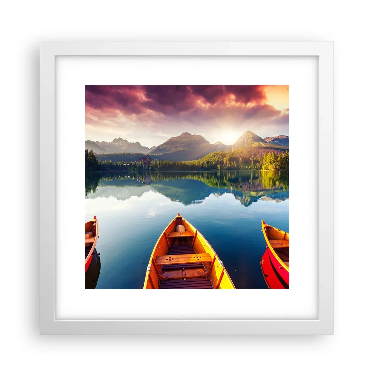 Poszter fekete keretben - Semmi a természet ellen - 30x30 cm