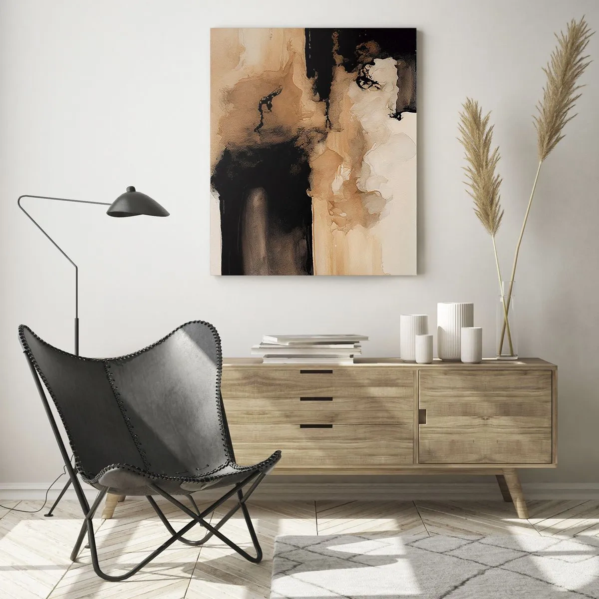 Üveg kép - Egy érdekes absztrakció - 50x70 cm