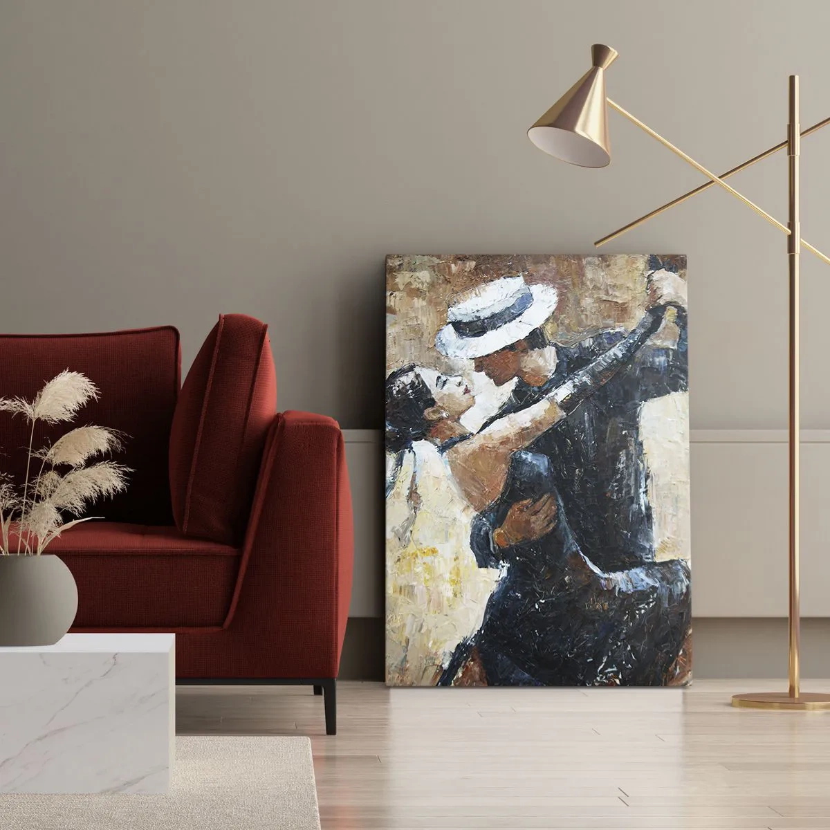 Vászonkép - A la Rudolf Valentino - 50x70 cm