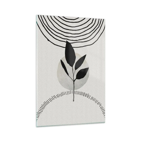 Üveg kép - Kompozíció: a természet rituáléi - 80x120 cm