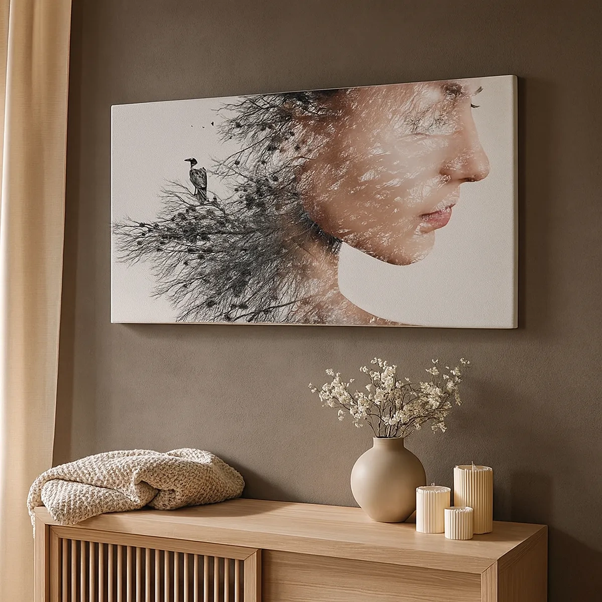 Vászonkép - Az erdő szelleme - 30x30 cm