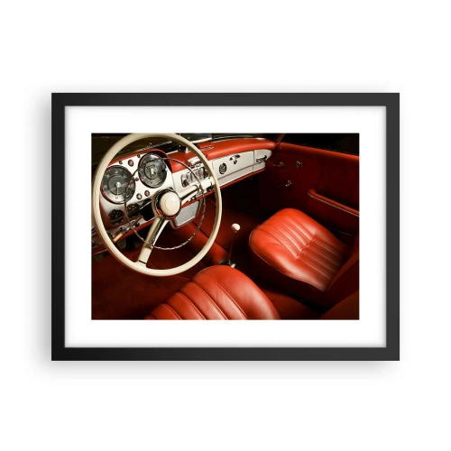 Poszter fehér keretben - Luxus vintage stílusban - 40x30 cm