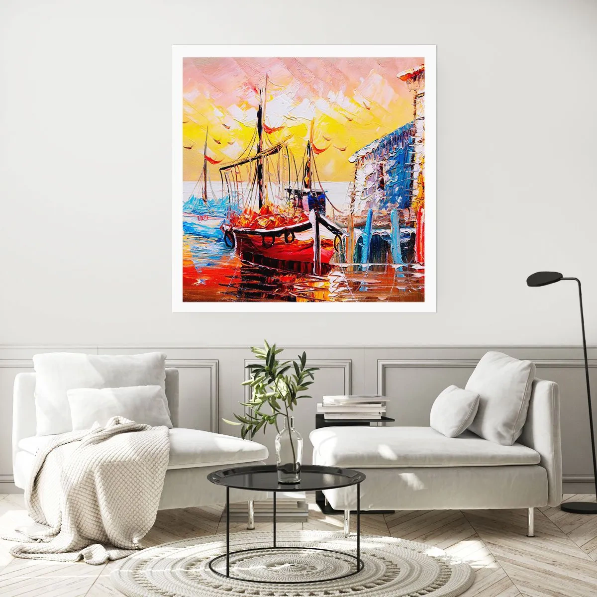 Poszter - Boldog visszatérés - 40x40 cm