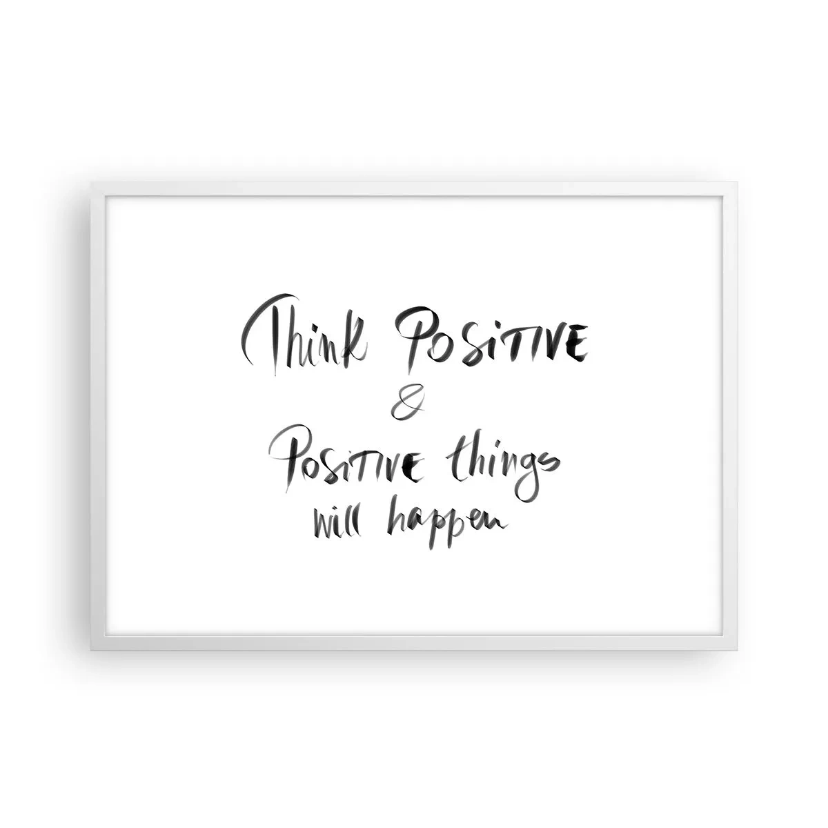 Poszter fekete keretben - Hogyan élj? - 70x50 cm