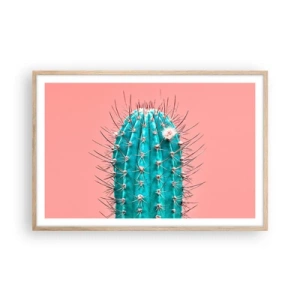 Poszter világos tölgy keretben - Csak nézz - 91x61 cm