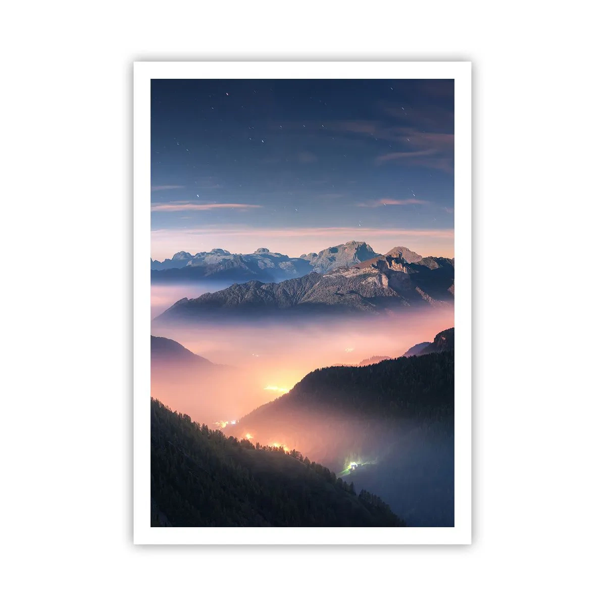 Poszter - Fény a völgyekben - 70x100 cm