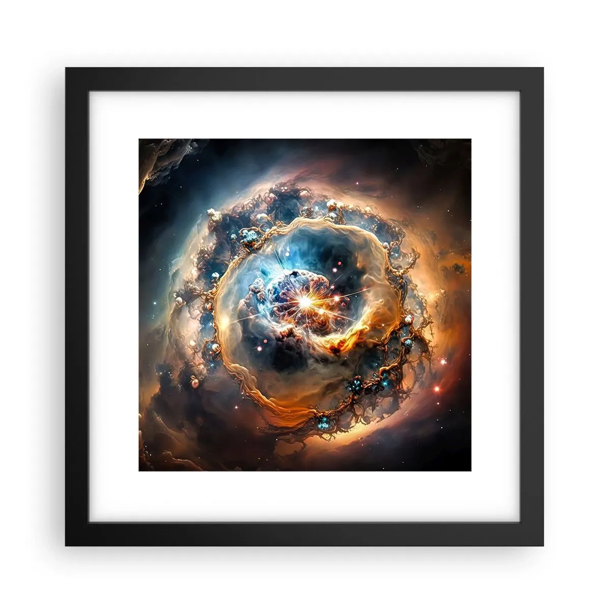 Poszter fehér keretben - Kezdet - 30x30 cm