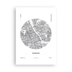 Poszter - Varsó anatómiája - 70x100 cm