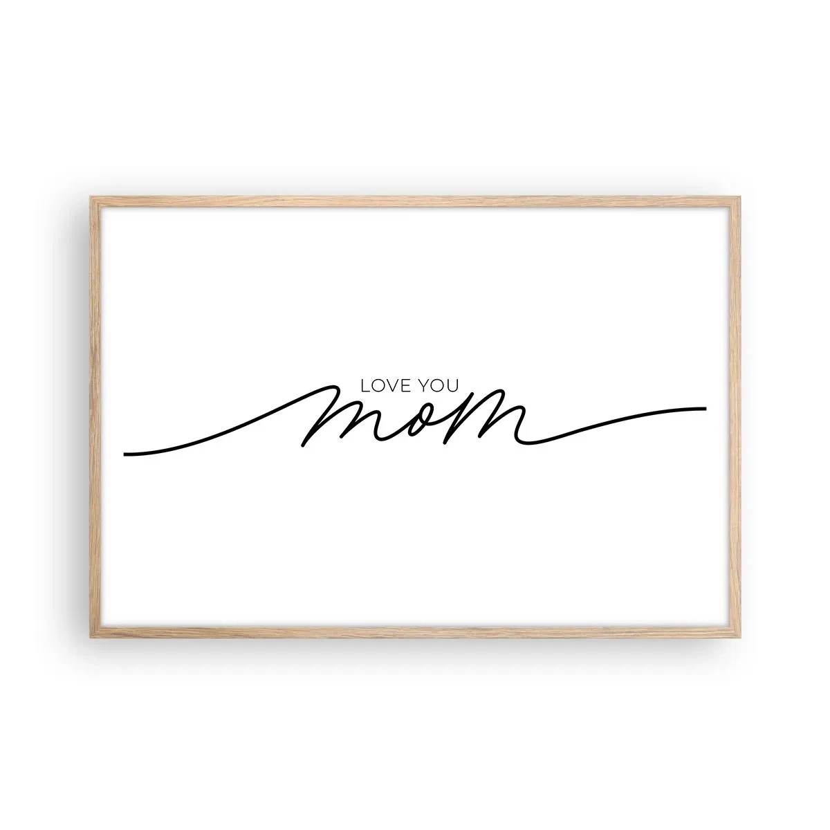 Poszter világos tölgy keretben - Nagy megrázás - 91x61 cm