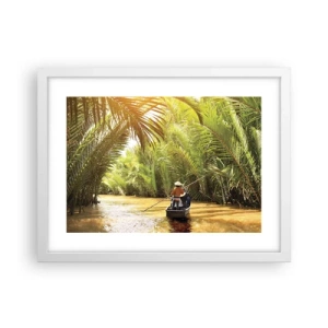 Poszter fekete keretben - A pálma kanyonban - 40x30 cm