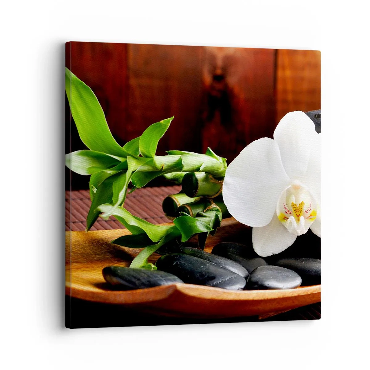 Vászonkép - Engedd át magad a természet érintésének - 30x30 cm