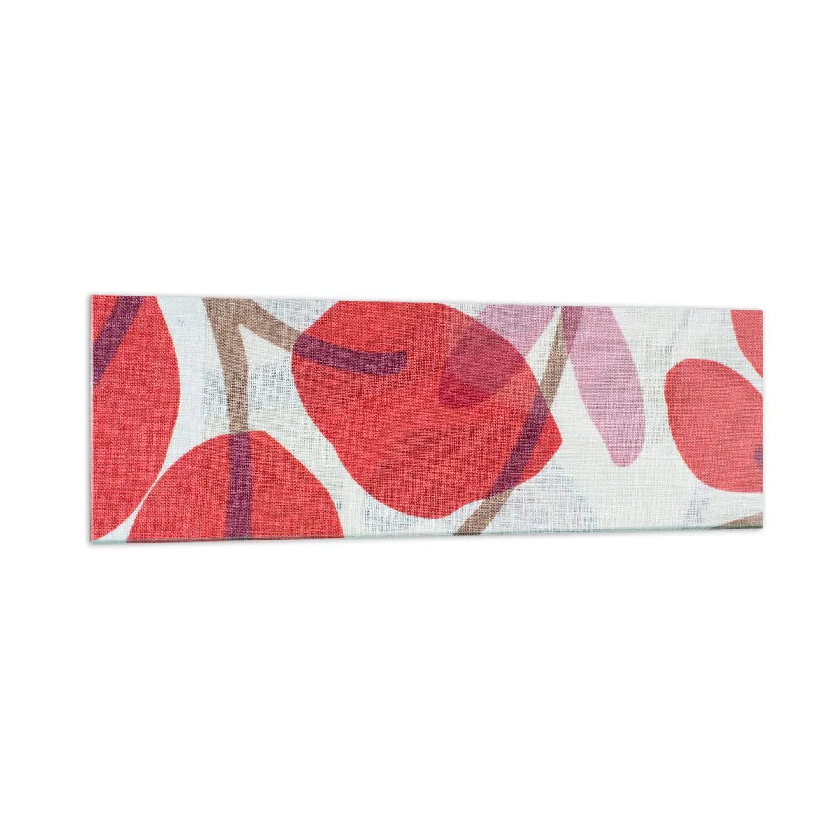 Üveg kép - Virágkompozíció rózsaszínben - 160x50 cm