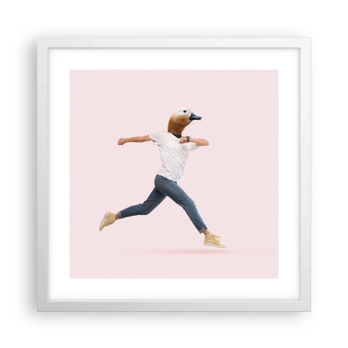 Poszter fekete keretben - Egy csipetnyi abszurditás - 40x40 cm