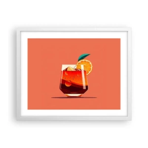 Poszter fekete keretben - Nyári felfrissülés - 50x40 cm