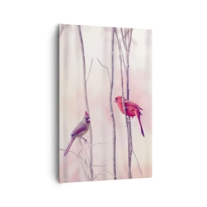 Vászonkép - Rózsaszín erdő története - 80x120 cm