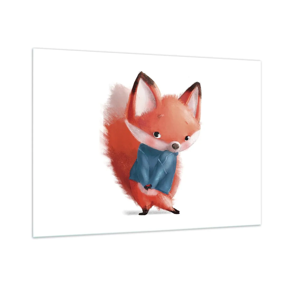 Üveg kép - Jó áll rajtam? - 100x70 cm