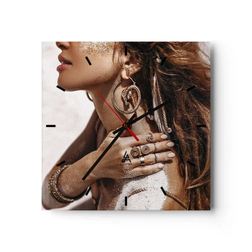 Falióra, Óra - Az érintetlen tengerpart királynője - 40x40 cm