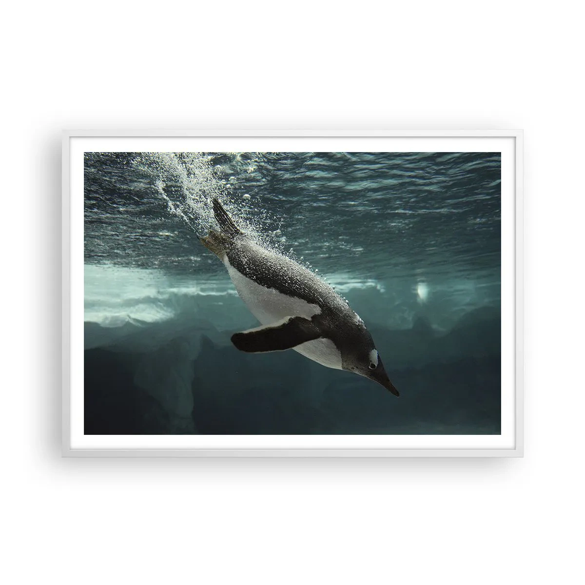 Poszter fekete keretben - Üdv a világomban - 100x70 cm