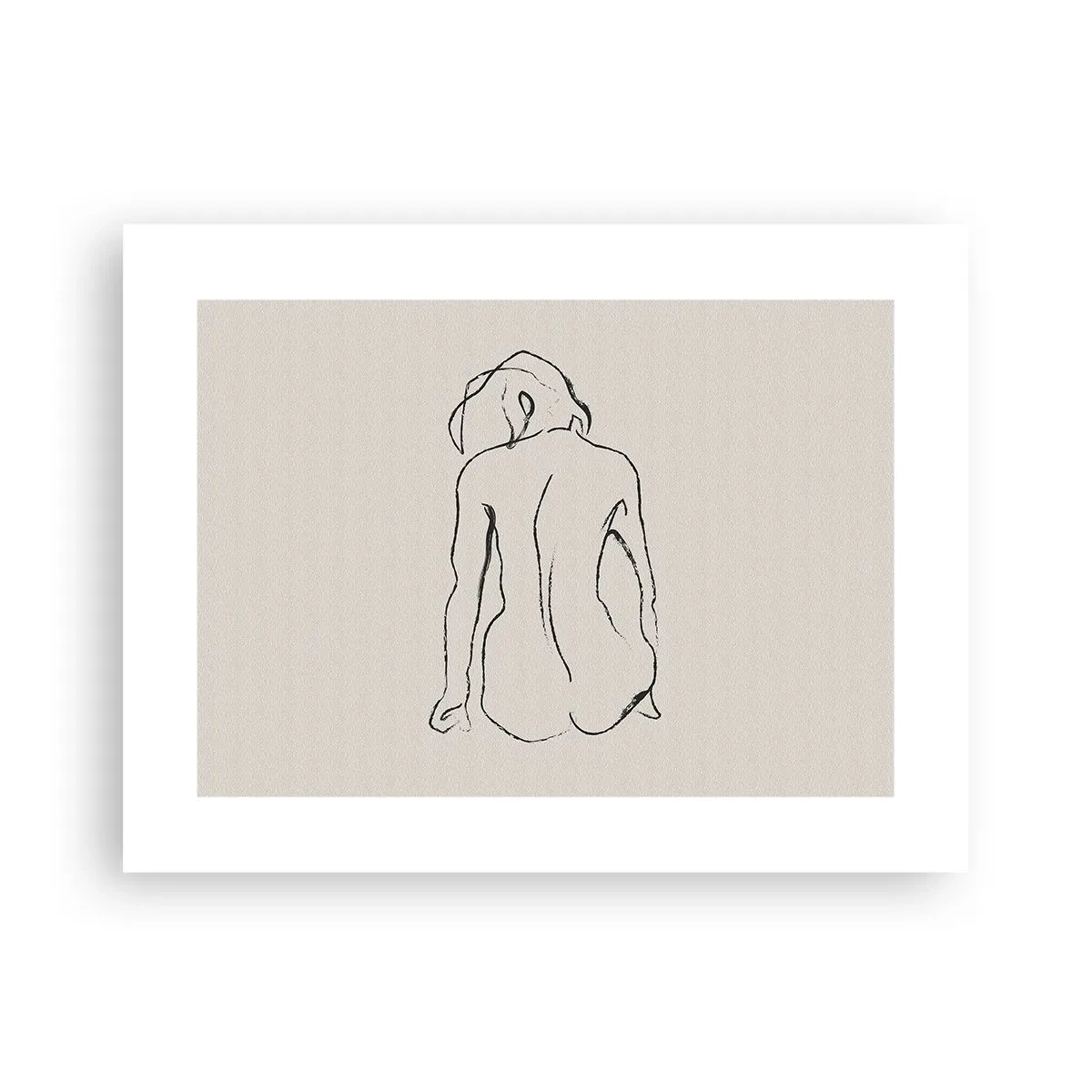 Poszter - Lány meztelenül - 40x30 cm