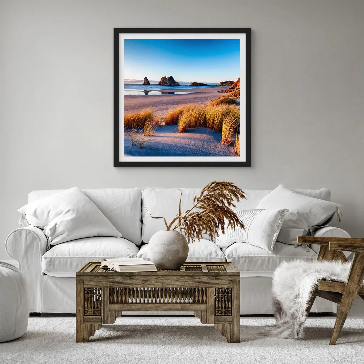 Poszter fehér keretben - A nyugalmat keresőknek - 30x30 cm