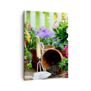 Vászonkép - Zosia kertje - 50x70 cm