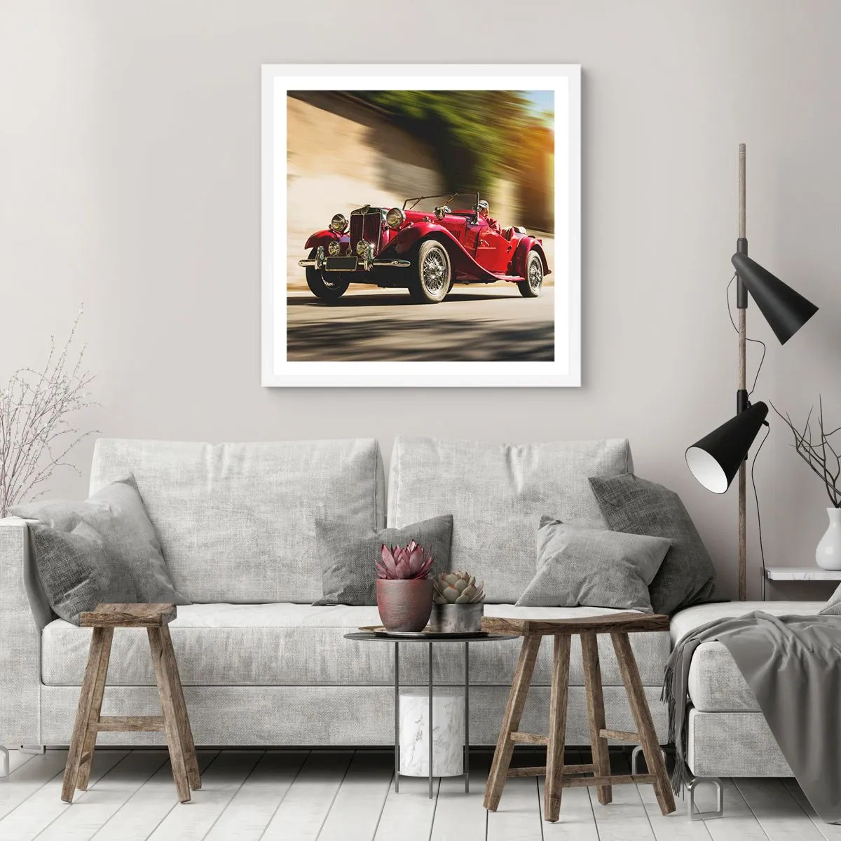 Poszter fekete keretben - Szebb, mint Szamothrakéi Niké - 30x30 cm