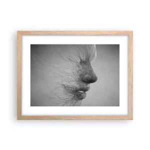 Poszter világos tölgy keretben - A szél szelleme - 40x30 cm