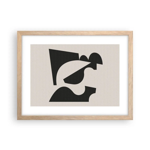 Poszter világos tölgy keretben - Önálló összeállításra - 40x30 cm