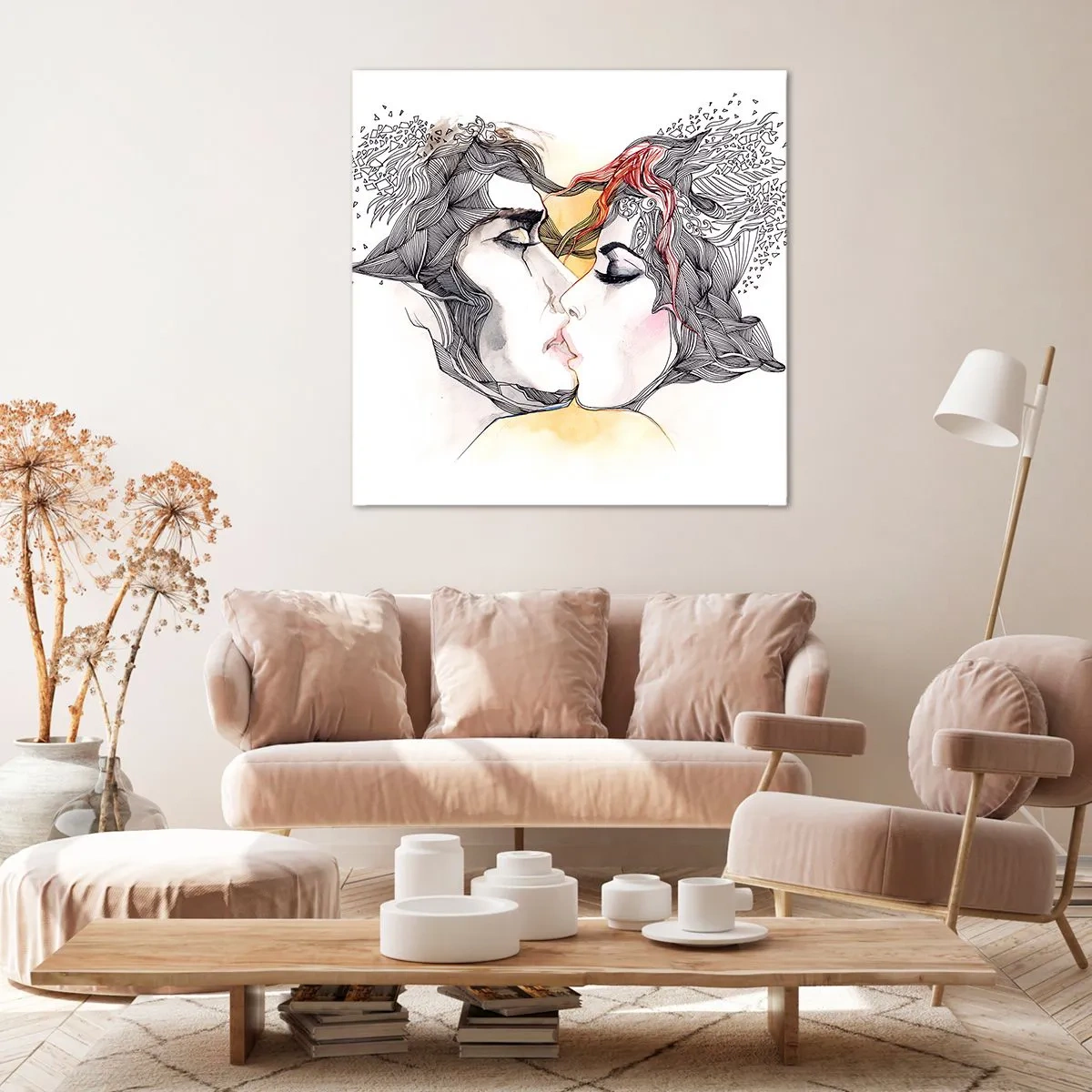 Vászonkép - A világ nem létezik - 50x50 cm