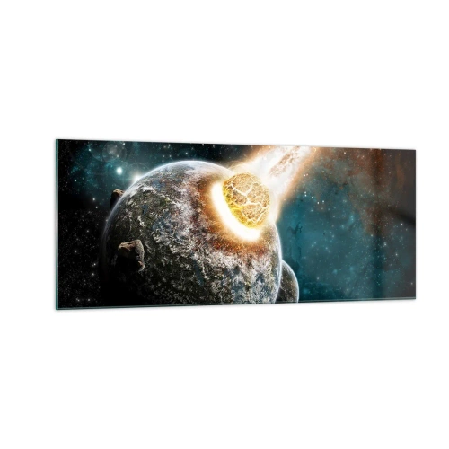 Üveg kép - Halál, vagy élet? - 100x40 cm