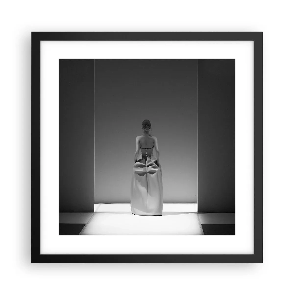 Poszter fehér keretben - Kifinomult egyszerűség - 40x40 cm