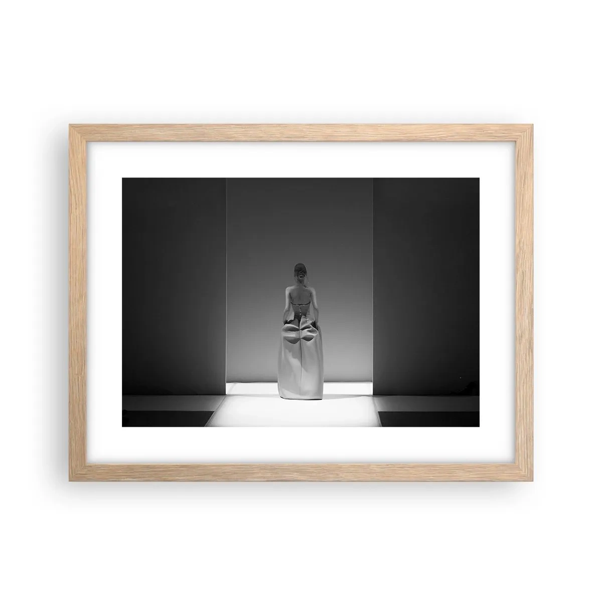 Poszter világos tölgy keretben - Kifinomult egyszerűség - 40x30 cm