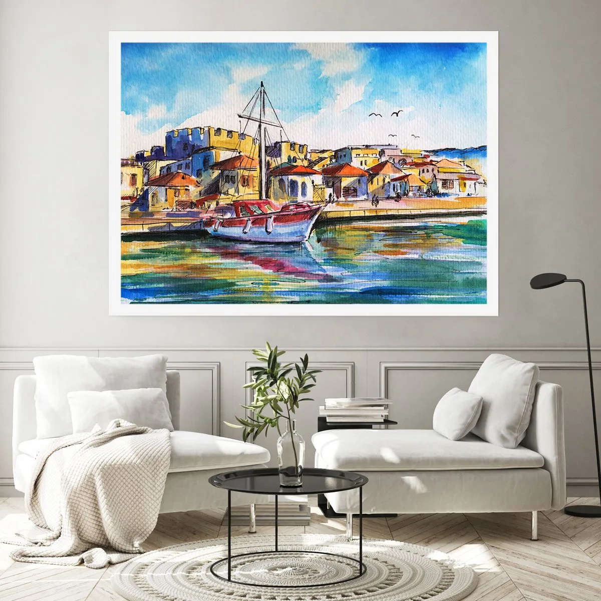 Poszter - Szivárványos délután - 70x50 cm