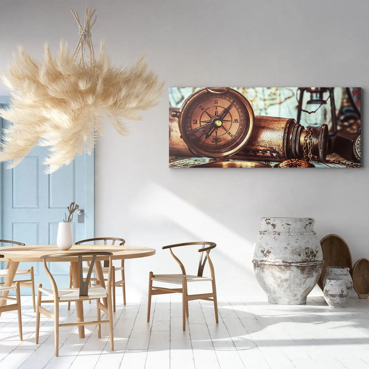 Vászonkép - Kalóz kaland vár a Karib-térségben - 90x30 cm