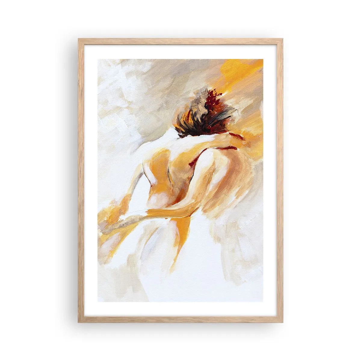 Poszter világos tölgy keretben - A közelség egében - 50x70 cm