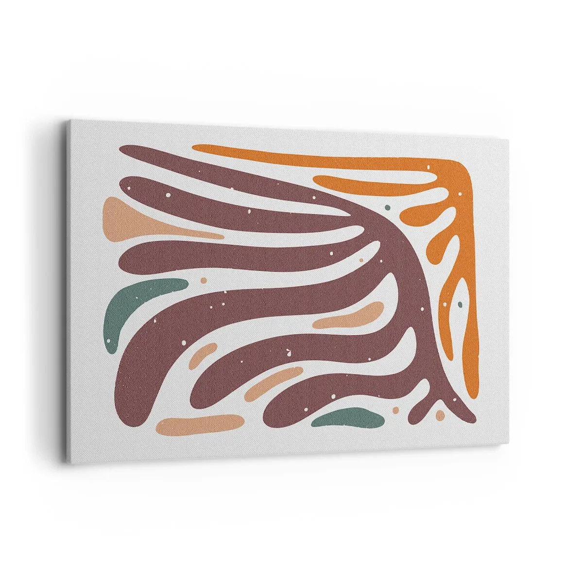 Vászonkép - Sugárzó organikus kompozíció - 120x80 cm