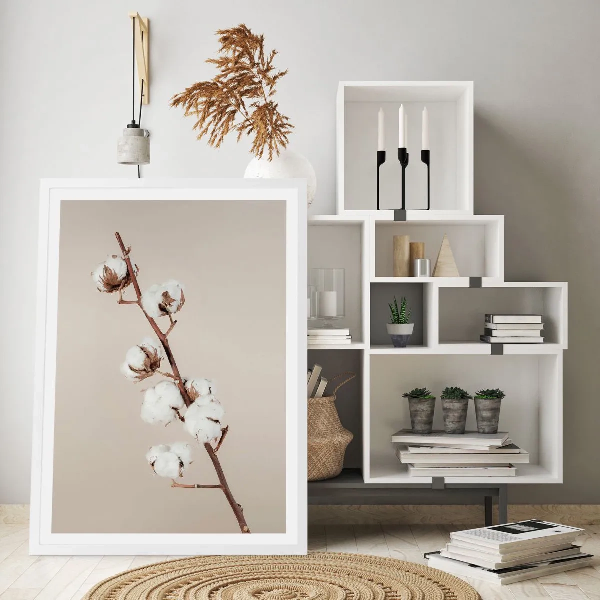 Poszter fekete keretben - A puhaság forrásánál - 50x70 cm