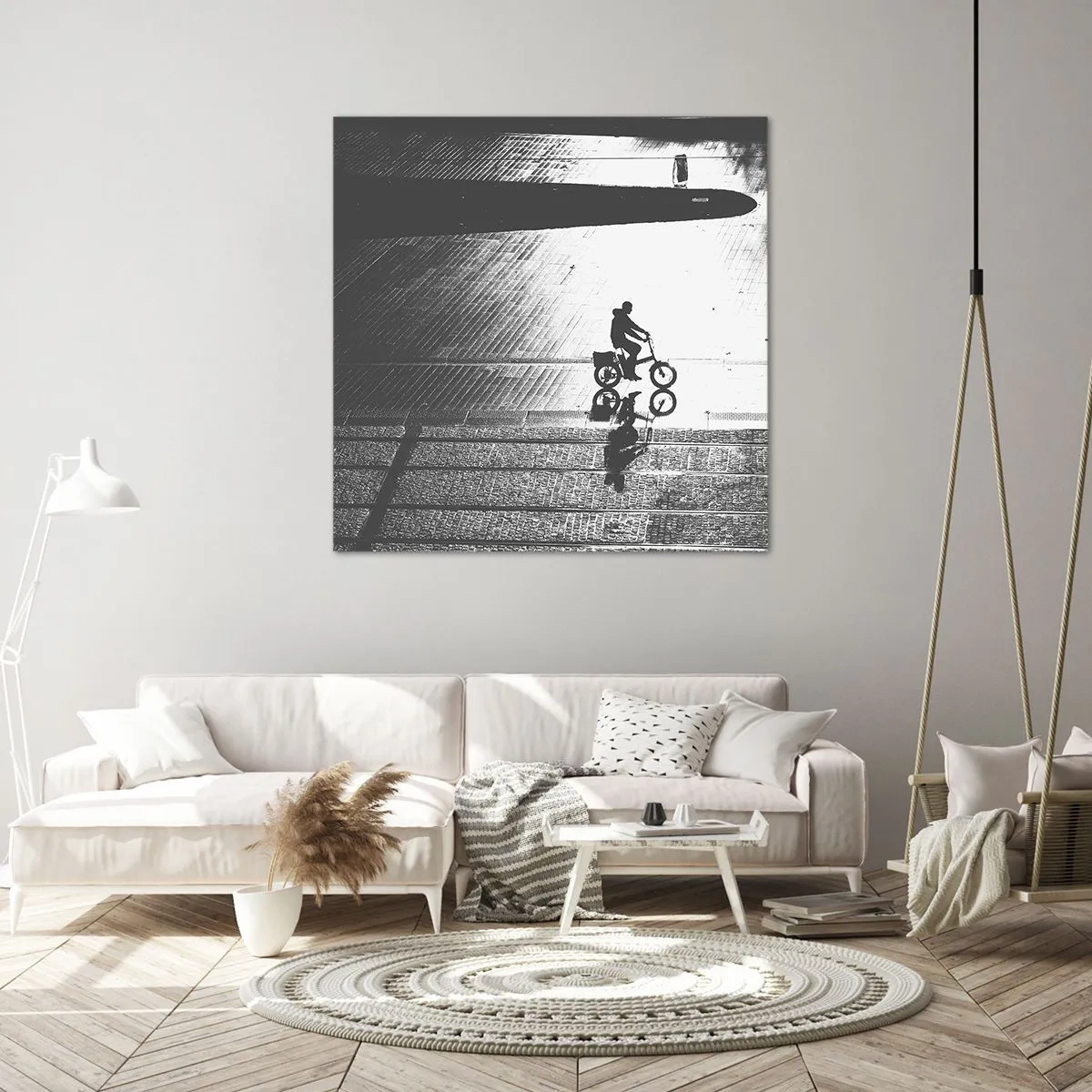 Vászonkép - Előre, a városon keresztül - 70x70 cm