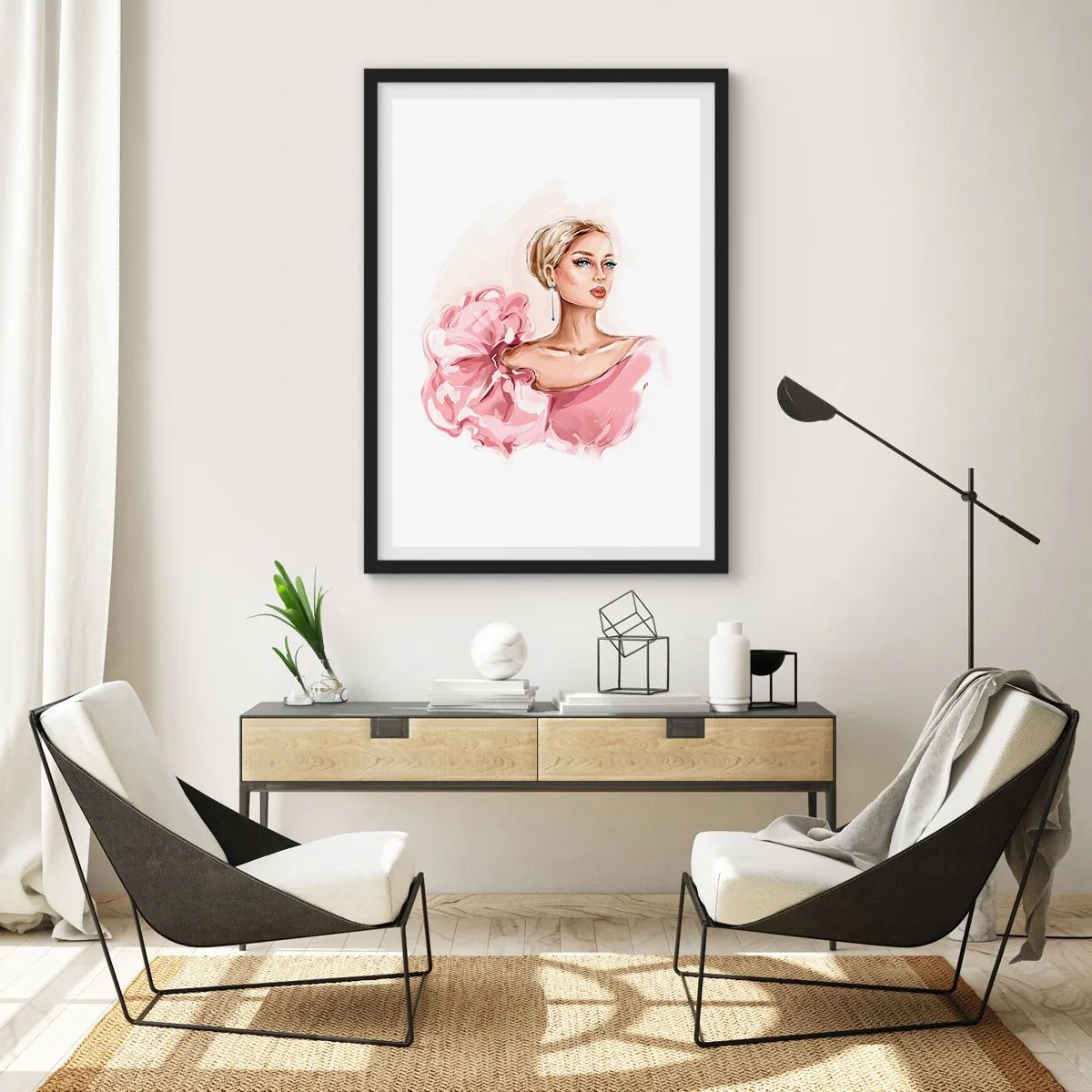 Poszter fehér keretben - Mintha festett lenne… - 30x40 cm